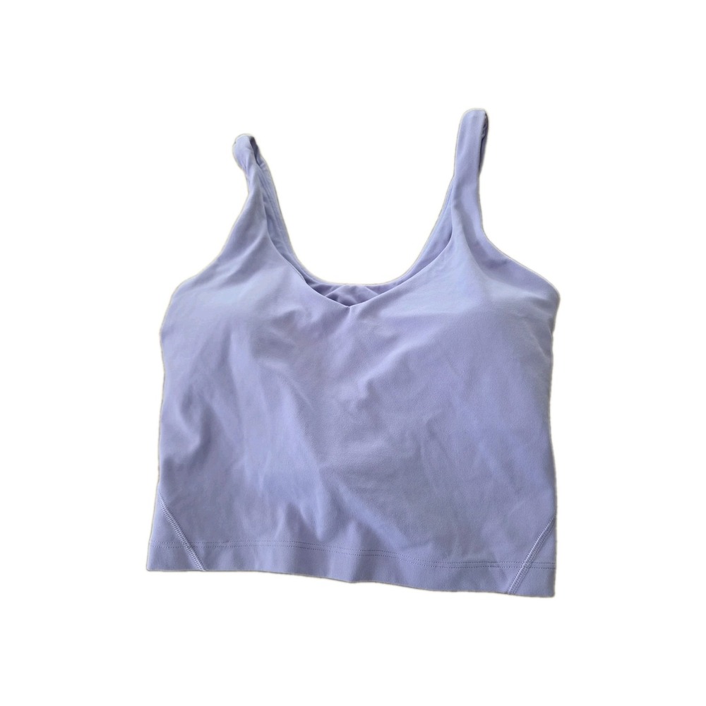 Lululemon Align Tank Top Women 4 Lavender Cropped Yoga Athleisure